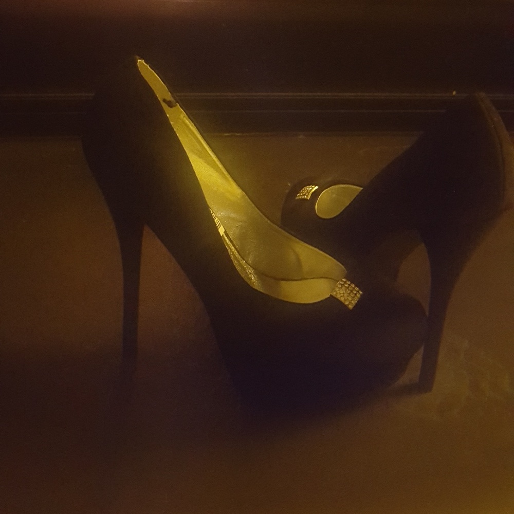 Women Evening/Dinner/Prom/Party Black Heel